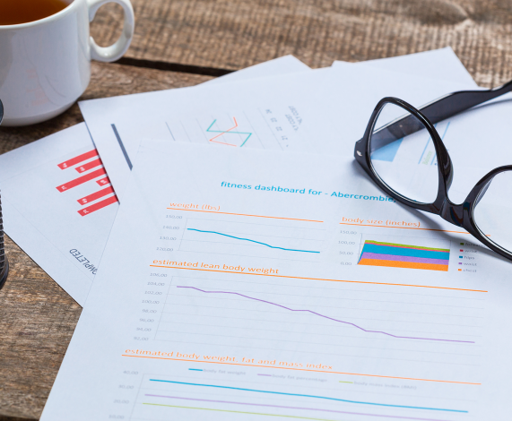 Man reviewing documentation